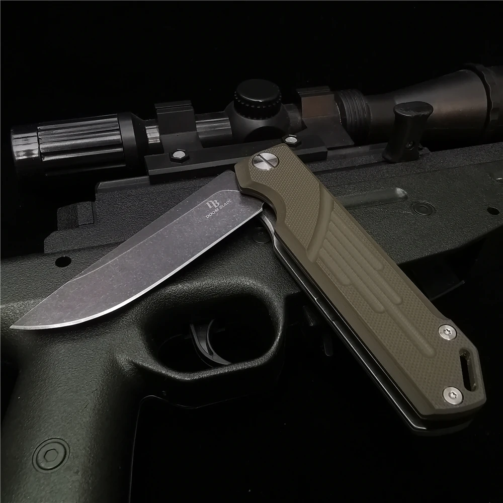 Folding Knife Ball Bearing Quick Opening D2 High-quality Pocket Sharp Wear-resistant Anti-corrosion Outdoor Tool | Инструменты