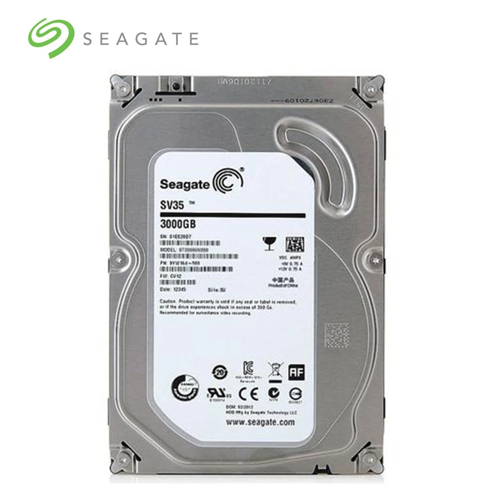 Внутренний механический жесткий диск Seagate для настольного ПК 1 ТБ 2 3 4 5 дюйма SATA