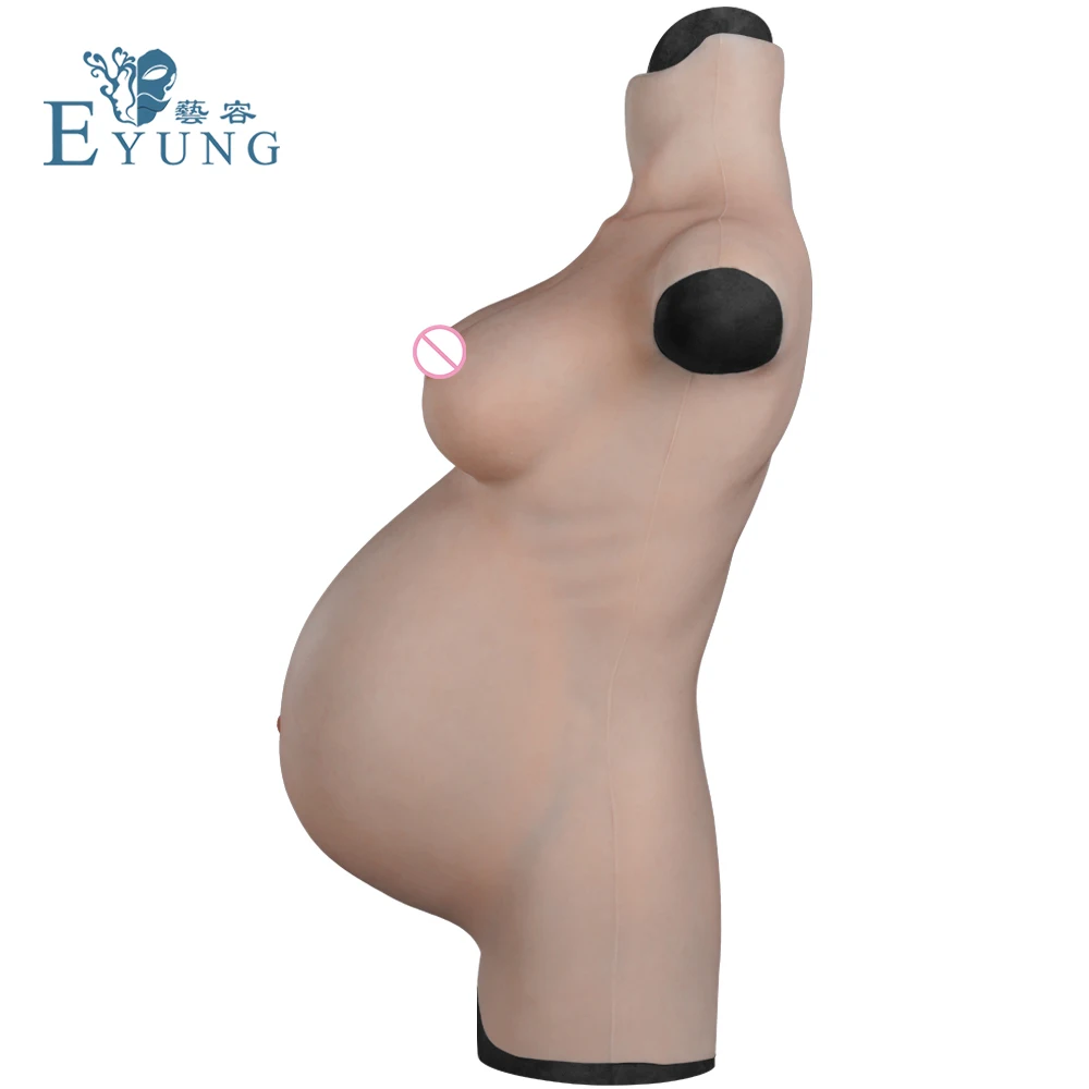 8-я имитация беременного живота Поддельные Беременная Трансвестит Косплей