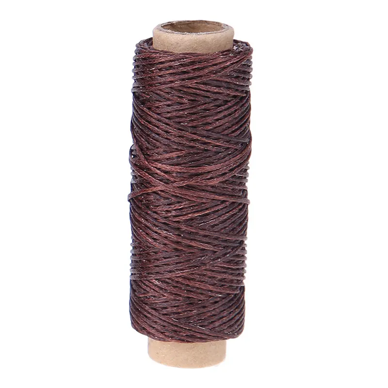 1pc 10 шт./пакет 50 м 150D нитки швейные нитки для шитья кожи Воск нити DIY ручной вышивки шнур кожаные инструменты Вязание ремесло - Цвет: 1pc
