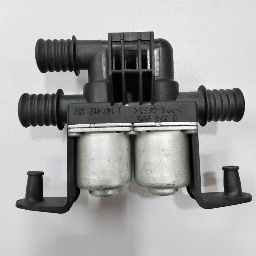 Клапан управления водонагревателем HVAC с двойным соленоидом для BMW E65