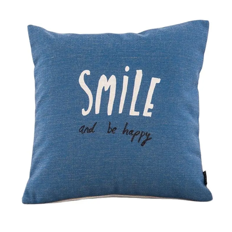 Наволочка для подушки с изображением усов и бороды черно-белая дома декоративная