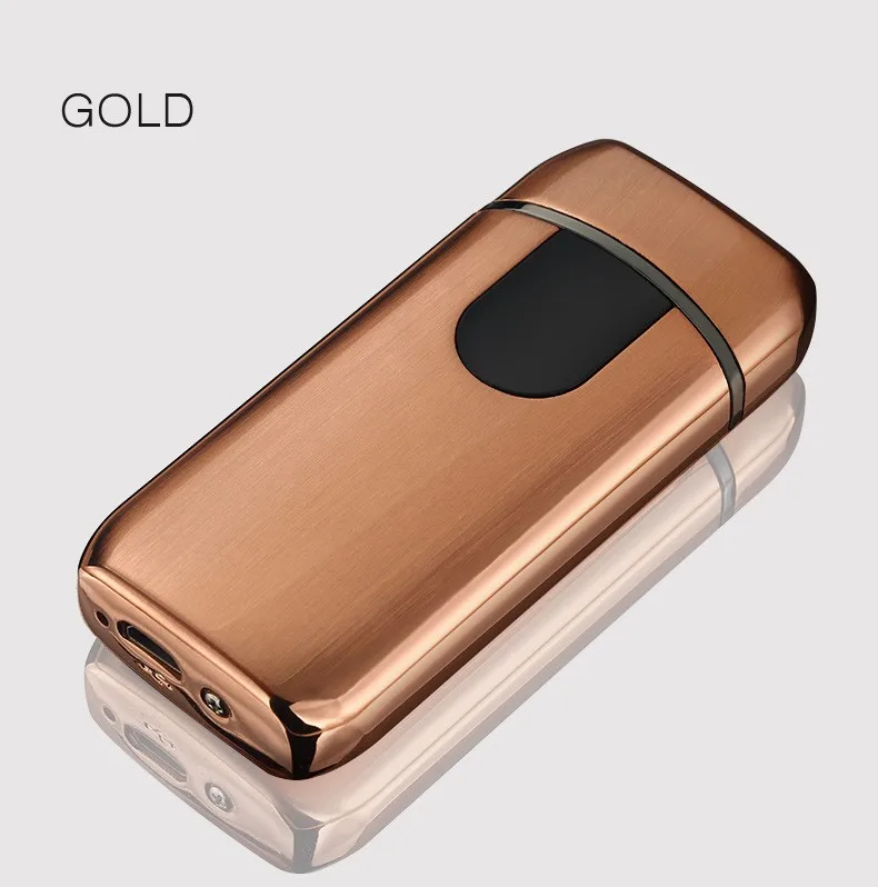 Зажигалка USB зарядка плазменный сенсорный экран электрическая зажигалка для сигарет творческая ветрозащитная личность, чтобы отправить другу