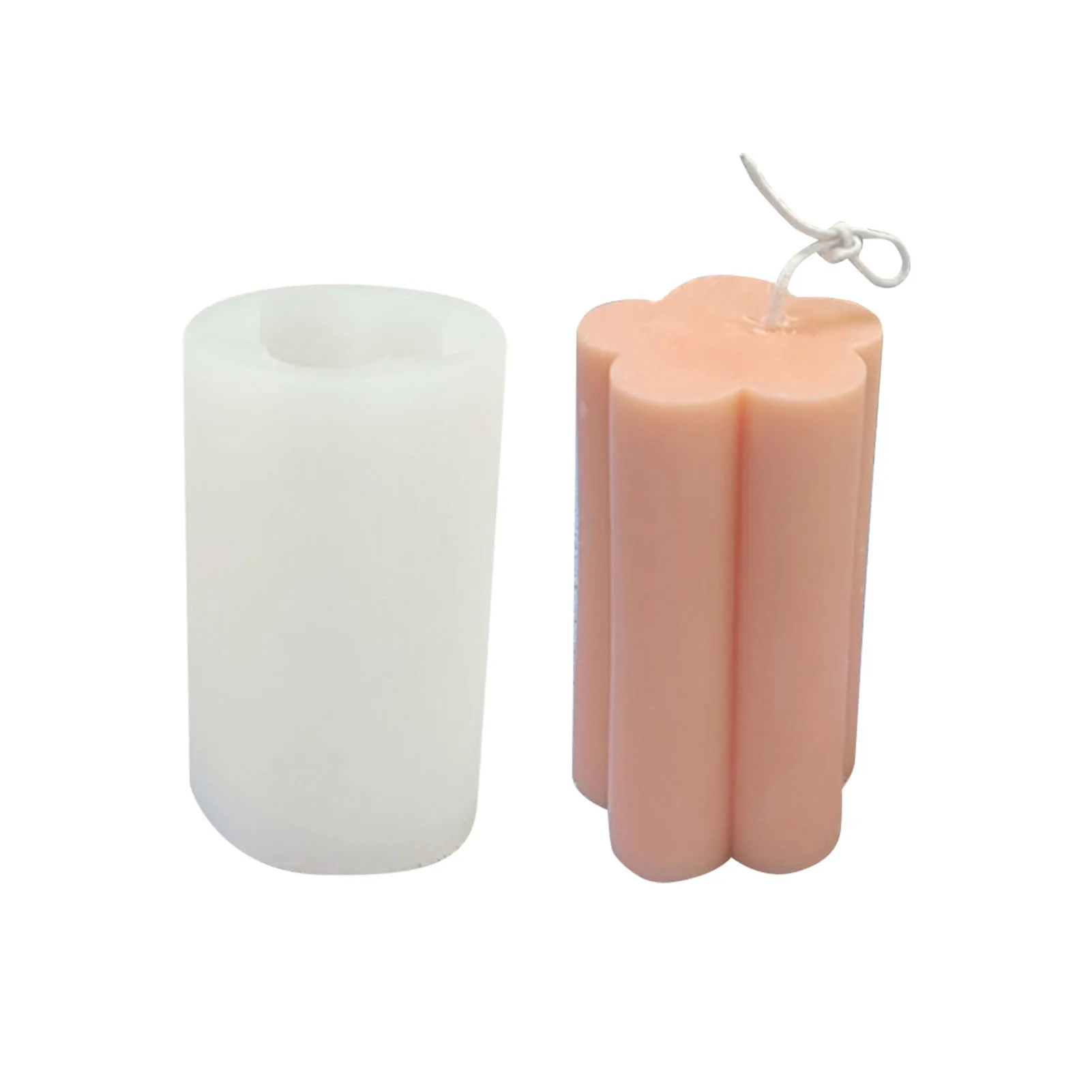 

Four-leaf Clover Scented Candle Mold Minimalist Home Decoration DIY Handmade Candle Silicone Mold Plaster Mold Candle Tools