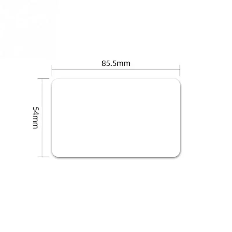 

50pcs/10pcs Rewriteable Fast Reader Portable PVC Access Control Smart Office NTAG215 White Blank Unprintable Durable NFC Cards