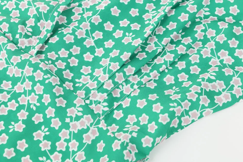 

Women Summer Short Dress, Floral Printed