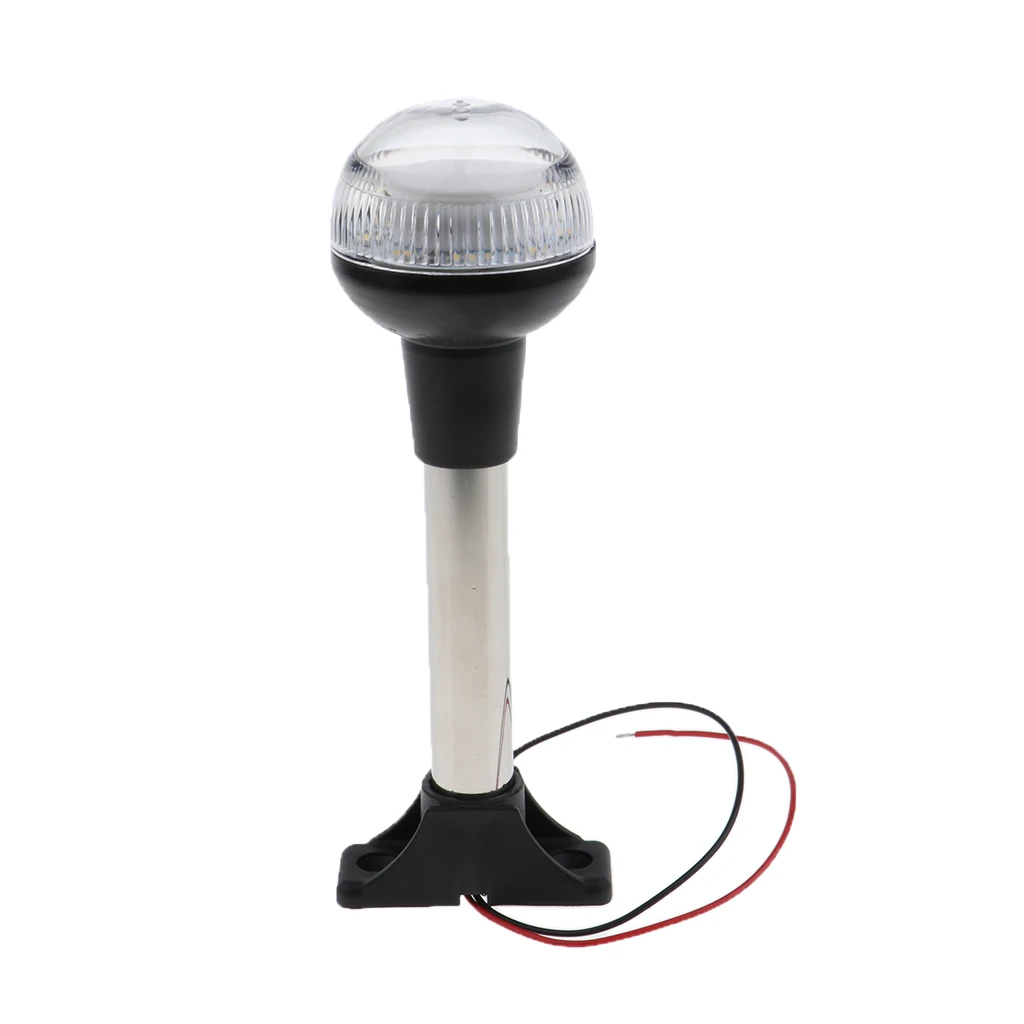 Круглая форма Splashproof 360 ° теплый белый светодиод 12V морская яхта навигация якорь