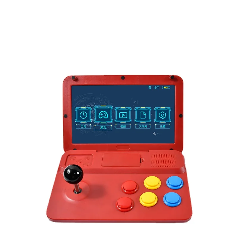 

1 шт. 10-дюймовый джойстик аркадная архитектура A7 четырехъядерный процессор симулятор игровая консоль для видео новые игры подарок для детей