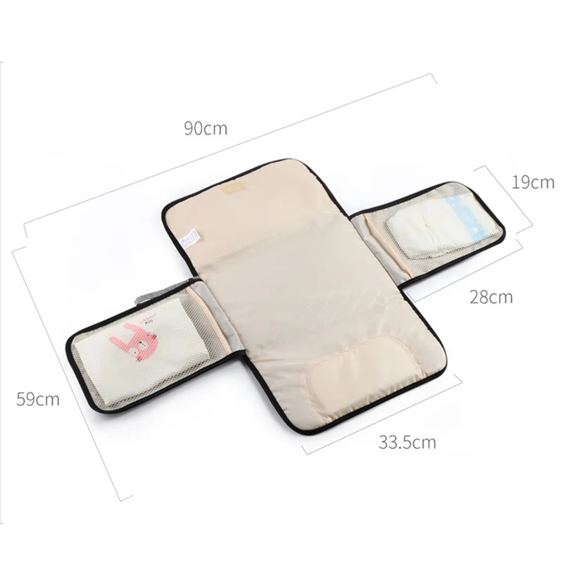 

New 3 In 1-proof Dwaterproof Changing Pillow Multifunctional Travel Portable Baby Diaper Cover Clean Hand Comfortable Liner