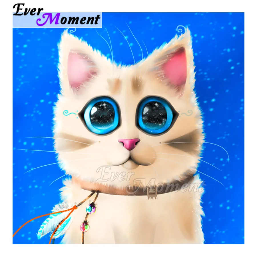 Алмазная живопись с большими голубыми глазами картина Стразы 5D сделай сам