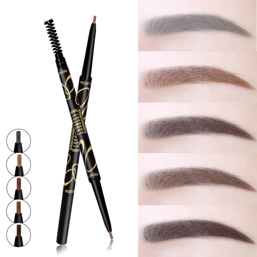 Очень тонкий карандаш для бровей натуральный долговечный водостойкий и