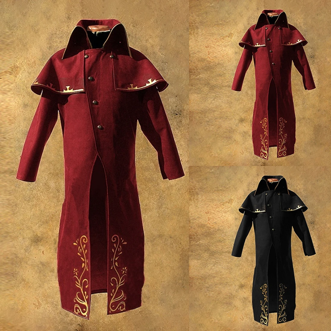 Мужская куртка 2020 панк-Готическая женская мужская кожаная хлопковая с шипами в