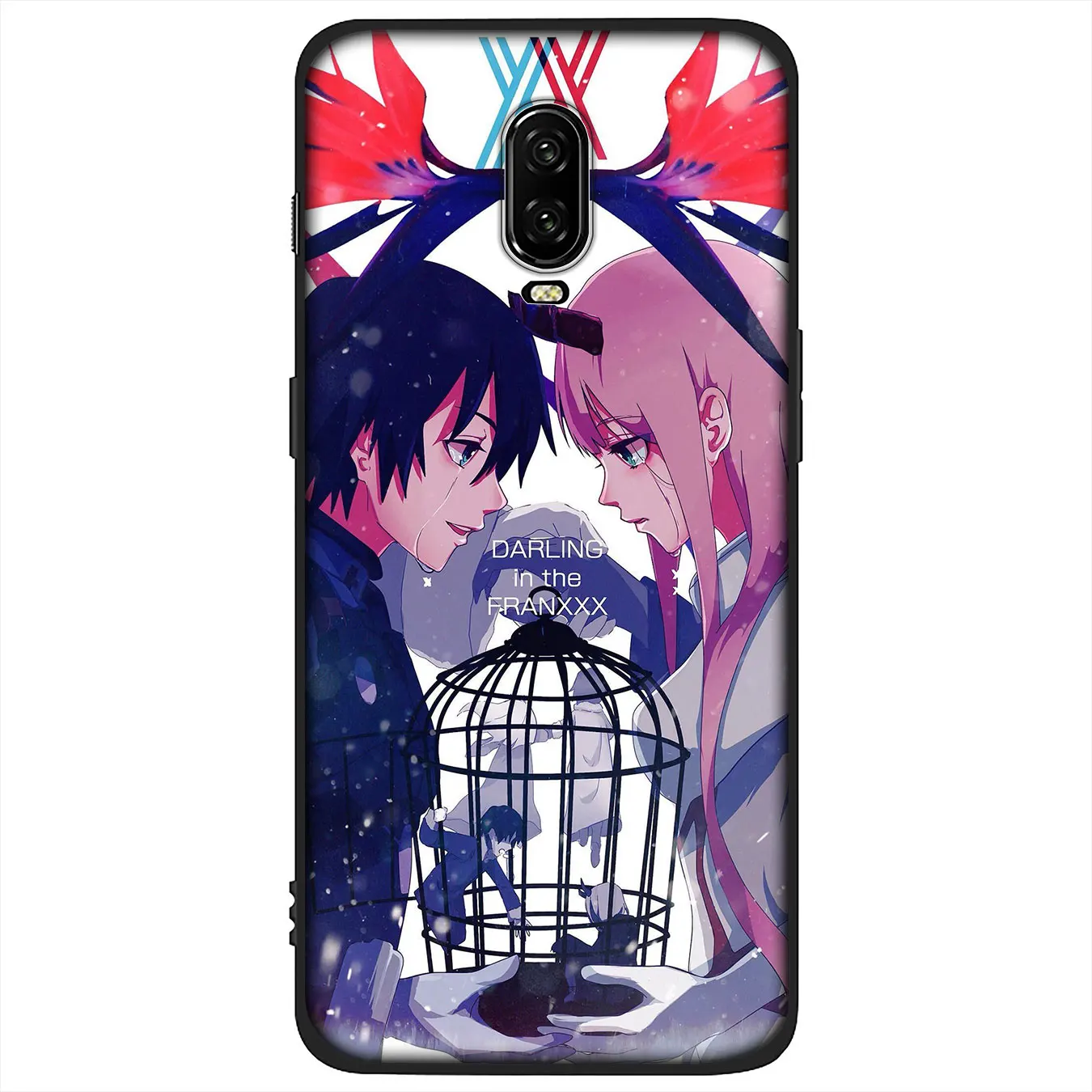 IYICAO Darling in the FranXX аниме Мягкий Силиконовый ТПУ черный чехол для телефона OnePlus 7T 7 Pro