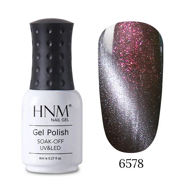 HNM 8 мл Galaxy винно красного цвета солнцезащитные очки &quotкошачий глаз&quot UV гель лак