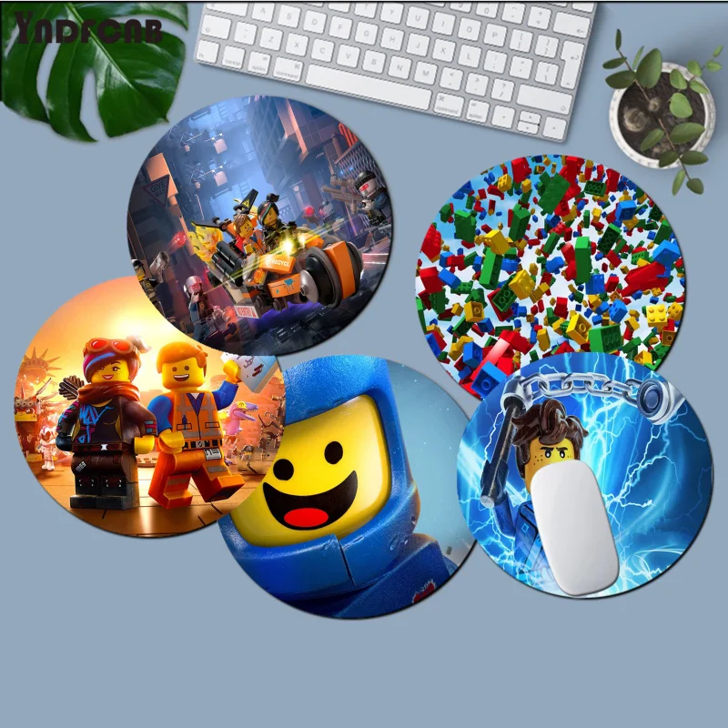 

YNDFCNB Non Slip PC Legos Rubber Mouse Durable Desktop Mousepad gaming Mousepad Rug For PC Laptop Notebook