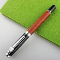 luxury quality jinhao fountain pen wood and metal steel design 0 5mm nib stationery office school supplies ink pens