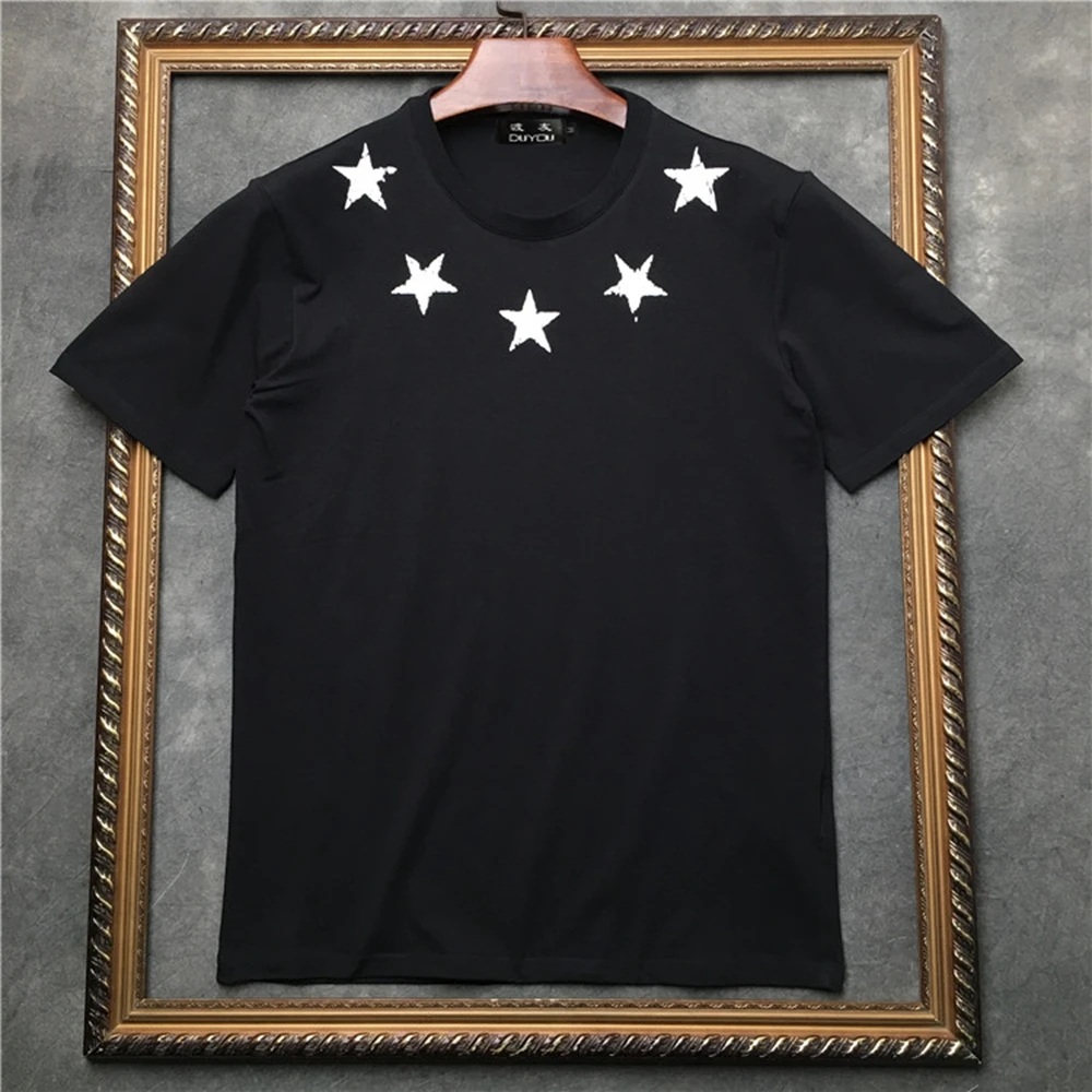 Мужская футболка с коротким рукавом marcelo barrett принтом пентаграммы 4 цвета женские