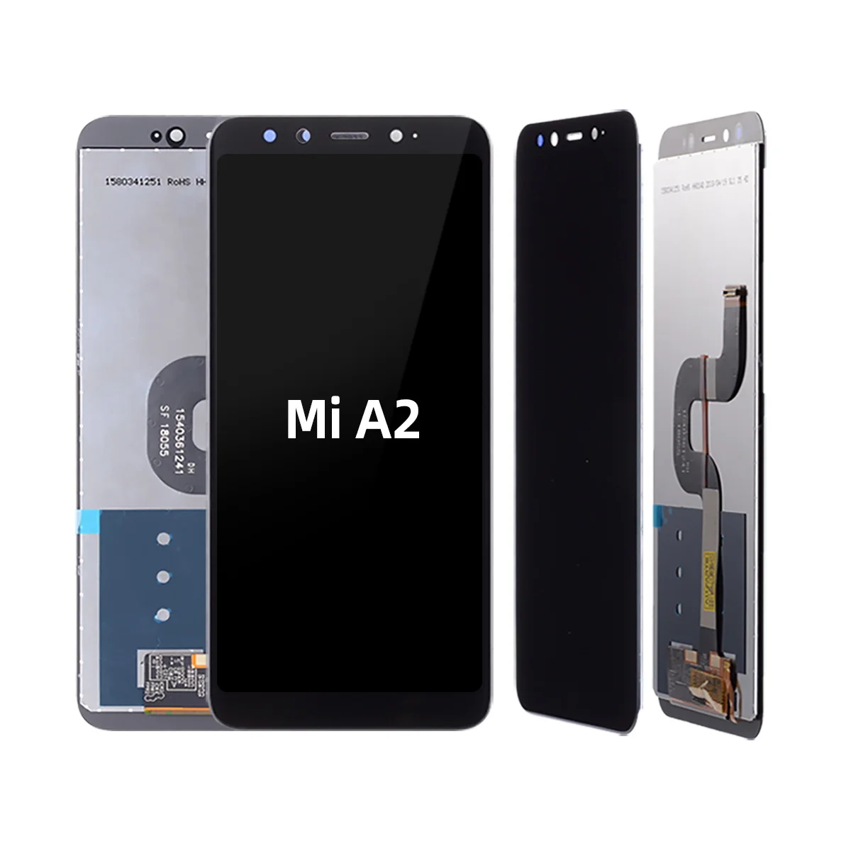 Сменный сенсорный экран с рамкой Mi A2 Lite ЖК-дигитайзер 10 касаниями замена