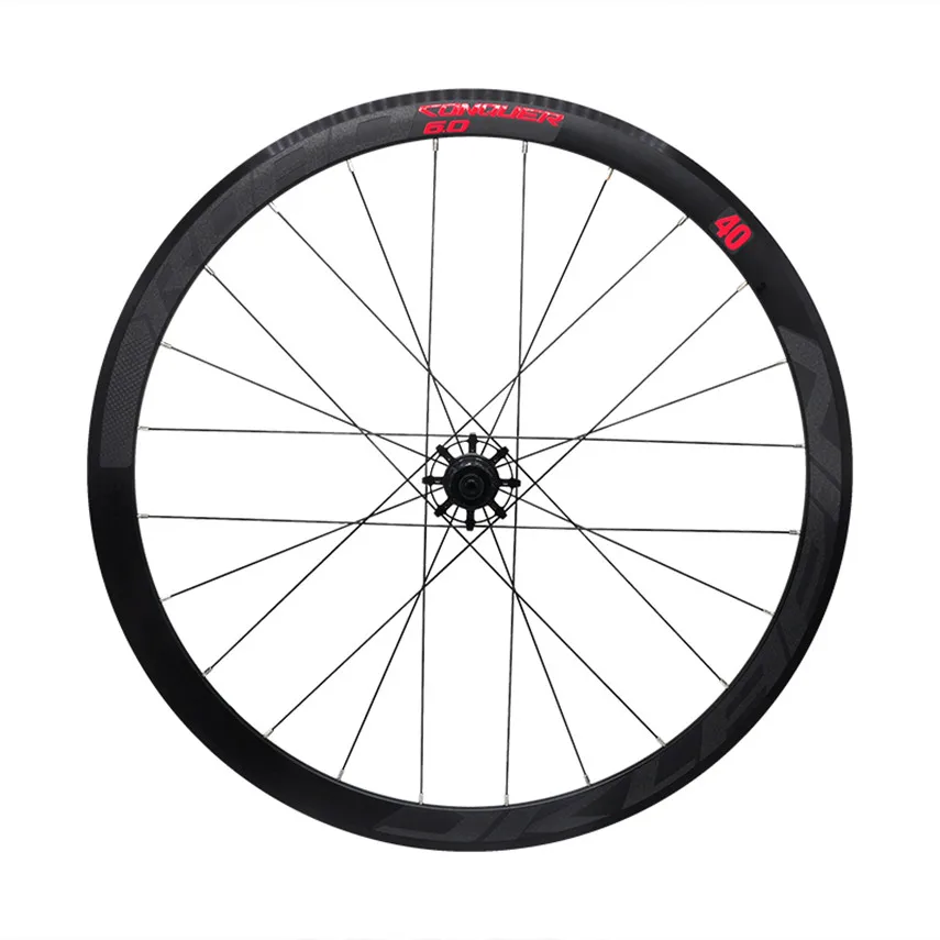 Verkauf JKlapin 700C 4 Versiegelt Lager Laufradsatz Super-licht Aluminium Legierung Road Fahrrad Räder Runde Speichen Racing 40mm Felgen
