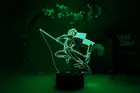 Аниме Токийский Гуль Джузо сузуя фигурка 3D лампа для крутого дня рождения подарок Спальня Декор ночсветильник манга Токийский Гуль светодиодный светильник