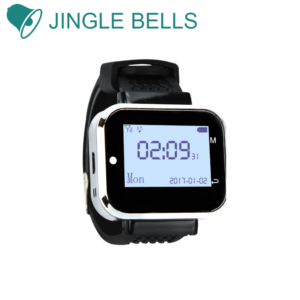 Аккумуляторная часы приемник Беспроводной Услуги вызова колокола/Беспроводной