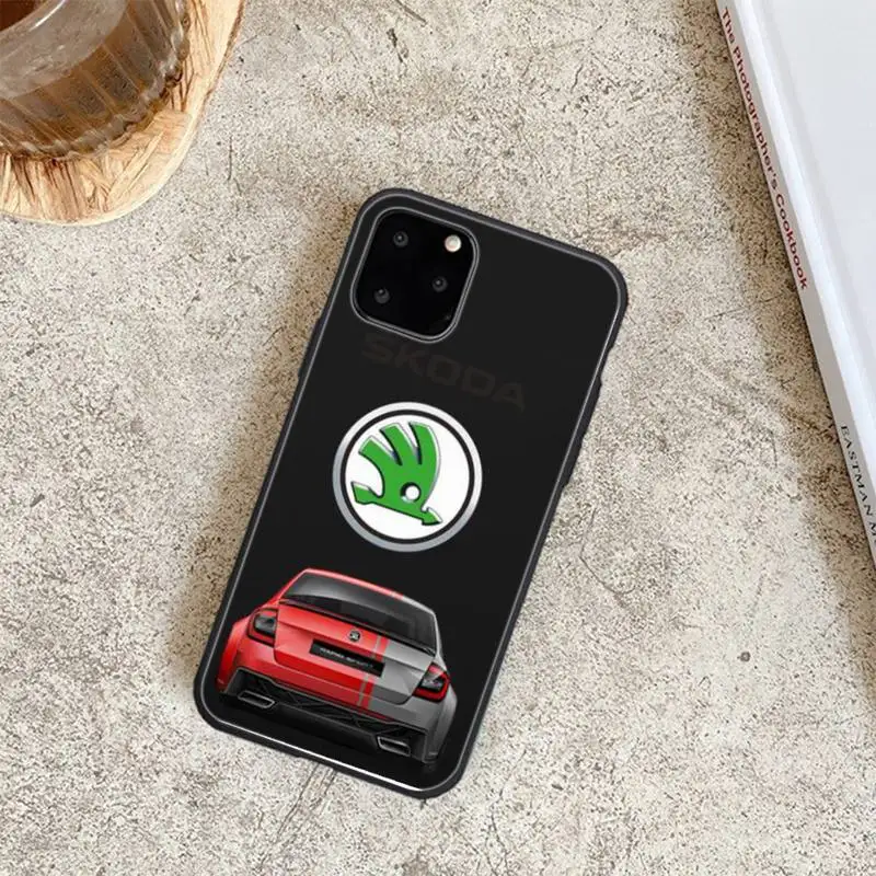 

Skoda Car Soft Phone Case For Iphone 6 6s 7 8 Plus XR X XS XSmax 11 12 Pro Mini Max