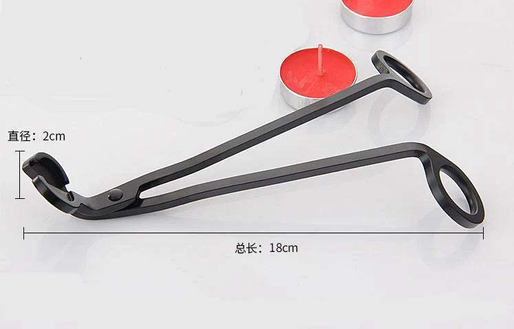 Черный Нержавеющая сталь триммер для фитилей свеча матовый черный Candlewick Catcher