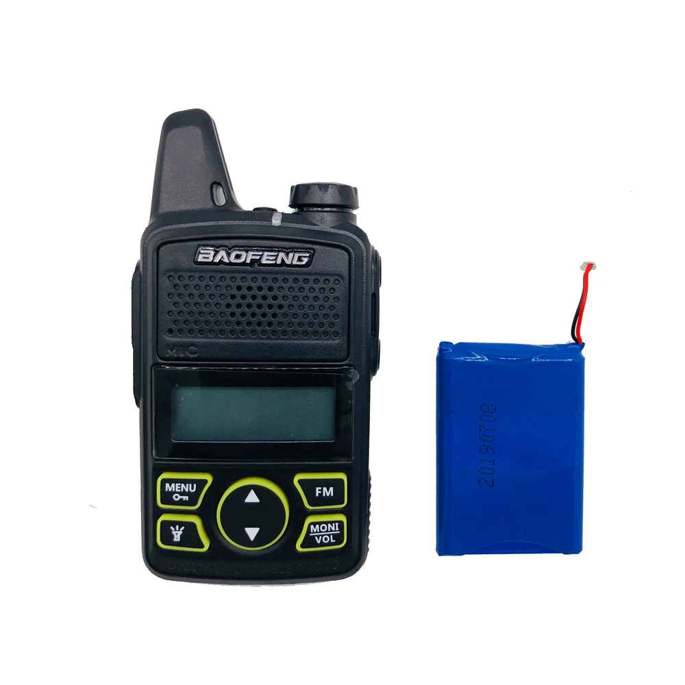 Оригинальный литий-ионный аккумулятор BAOFENG BF-T1 3 7 в 1500 мАч для рации baofeng BF T1 bf-t1 CB Ham