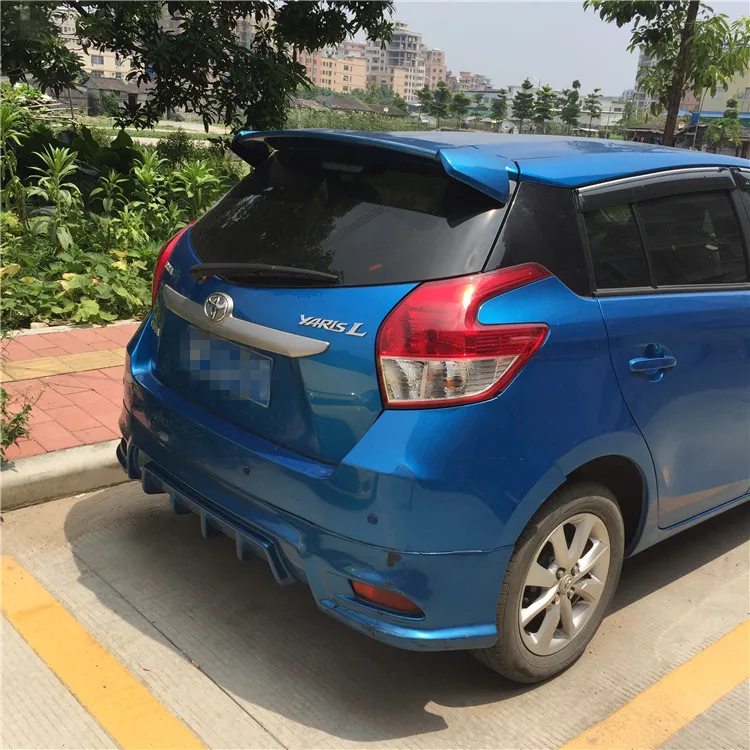 Спойлер для Yaris 2014 2017 спойлер хэтчбека Toyota из АБС пластика YDKD заднего крыла