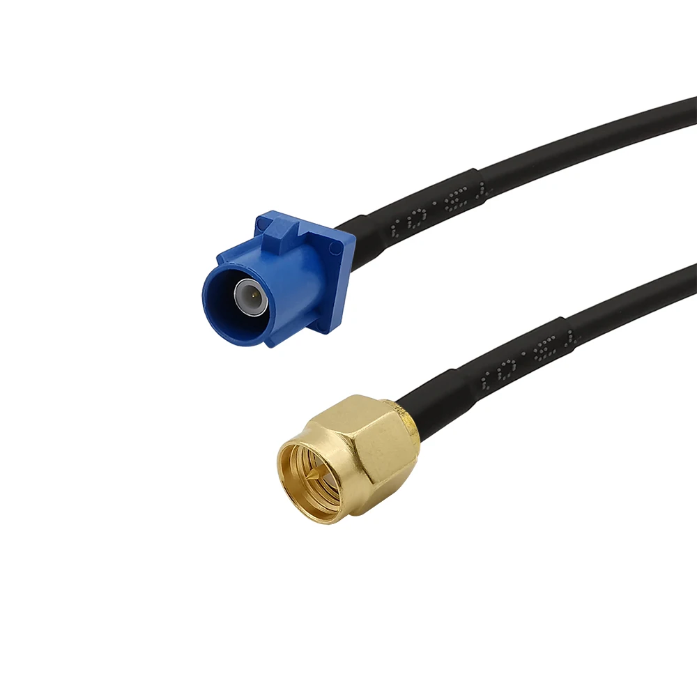 Кабель перемычка Fakra C папа SMA RG174 RF GPS антенна удлинитель 15 см 20 30 50 1 м|Соединители| |