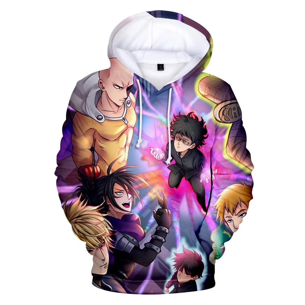 

2020 New Anime Mob Psycho 100 Hoodies Sweatshirts Men/Women/ Kids Spring Autumn High Quality Streetwear pullover