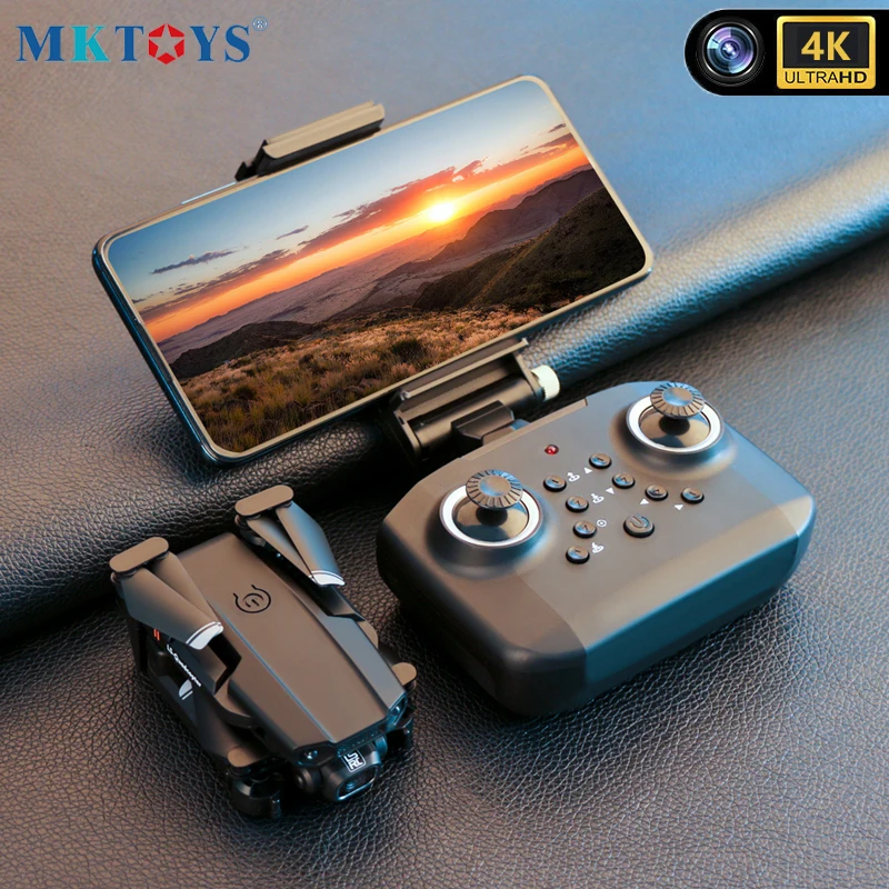 MKTOYS 4K Дрон мини с HD камерой удержание высоты RC вертолет складной Квадрокоптер