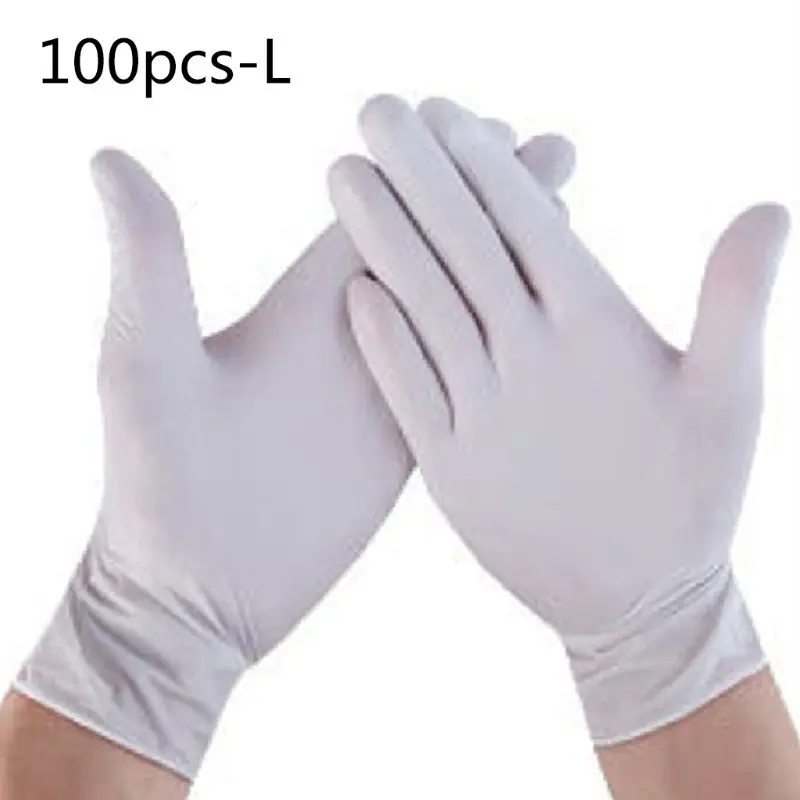 

100 Pcs Disposable Home Cleaning Washing Nitrile Glove Work Safety PVC Gloves
