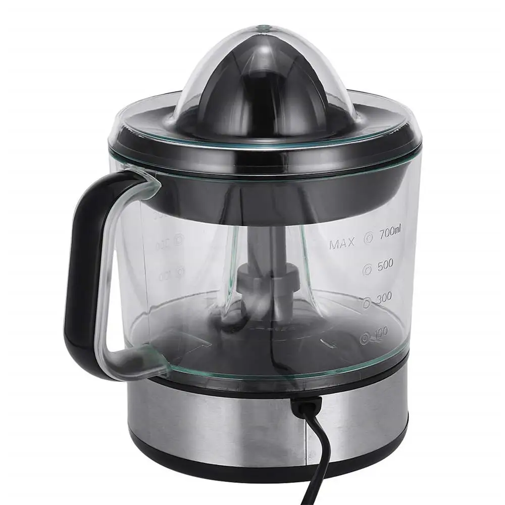 

220V Home Electric Juicers Portable Lemon Orange Manual Fruit Juicer Kitchen Tools Transparent Citrus Pressed Juice Maker ABS