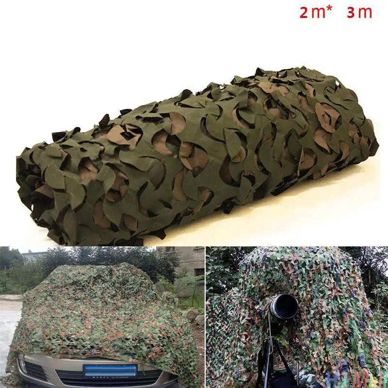

Jungle Cover Hunting Hunting Accessories Woodland Forest Net 2MX3.0M Camouflage Car Military Net Oxford Netting Hiden Cover