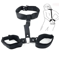 woman couples bdsm bondage restraints adjustable handcuffs ankle nylon straps fetish sex product adult games slave sex toys