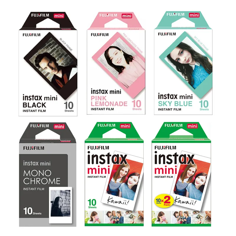 

Fujifilm Instax Mini Film Plain Photo Papers For Instax Mini 11 9 8 70 90 7s 25 Hello Kitty Instant Camera SP-2 LiPlay Printer