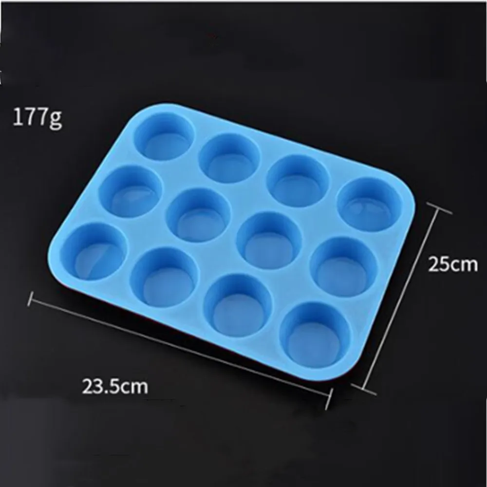 

ice cube tray Cake Mold Silicone Soap Cookies Cupcake Bakeware Pan Tray Mould Home Mini Muffin Cup 3D Non-stick Jelly&Candy Mold