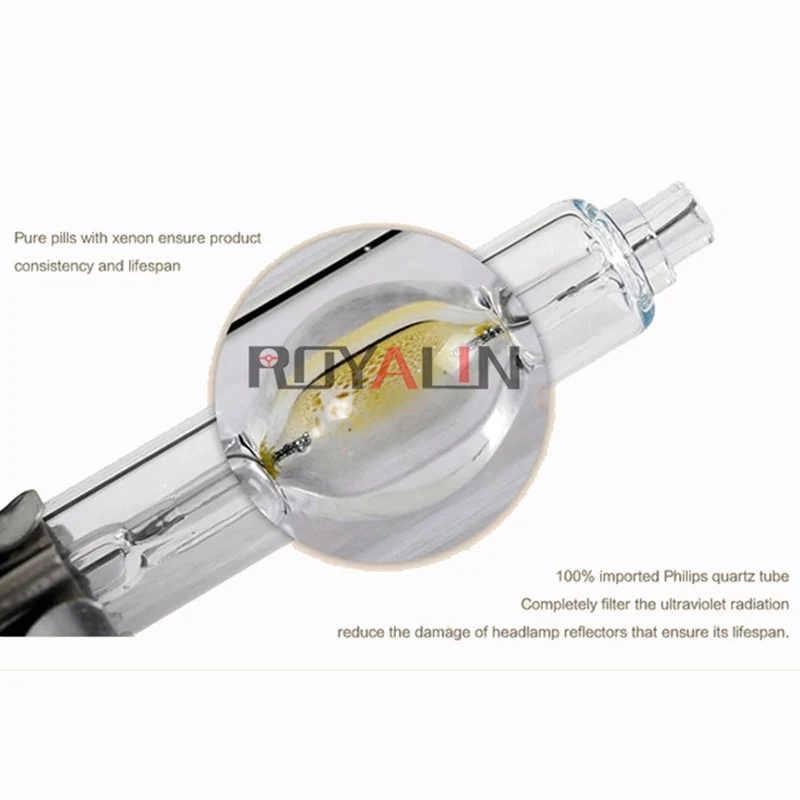 ROYALIN ксеноновая HID лампа для YEAKY 12V 35w одиночный светильник автомобильный Стайлинг