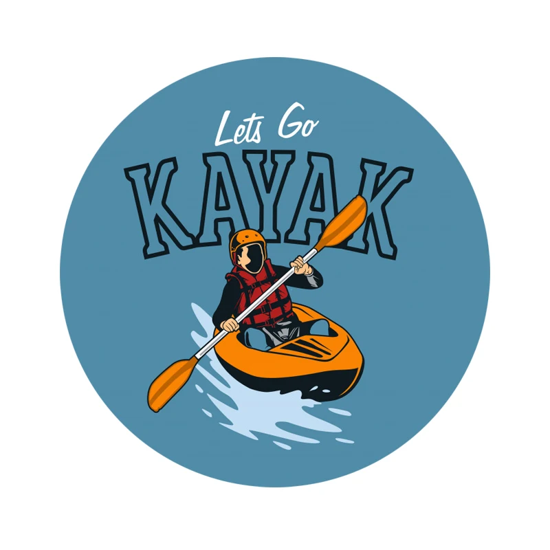 

Автомобильная наклейка классический Спорт хобби стиль Let Go байдарка значок наклейка ПВХ 13*13 см