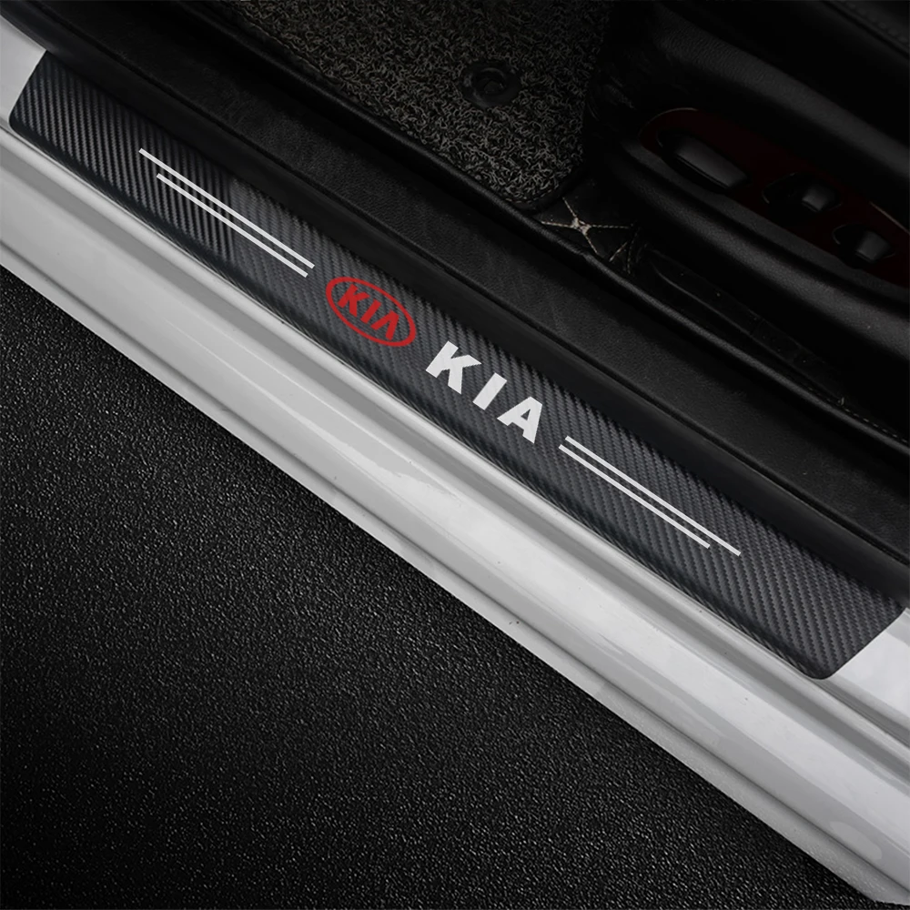 

4 шт., наклейки из углеродного волокна для KIA Cerato Sportage R K2 K3 K5 RIO 3 4 sorento