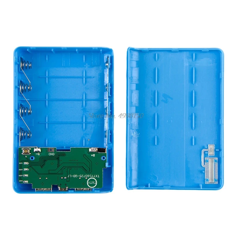 Чехол для телефона Внешнее зарядное устройство с двумя USB-портами 1 шт. 4x18650 |