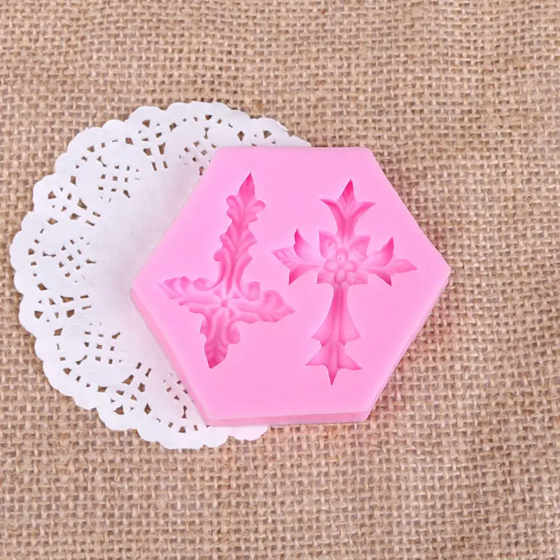 Silicone Fondant Cake Decorating Sugarcraft Chocolate Mold Cross Shape | Дом и сад