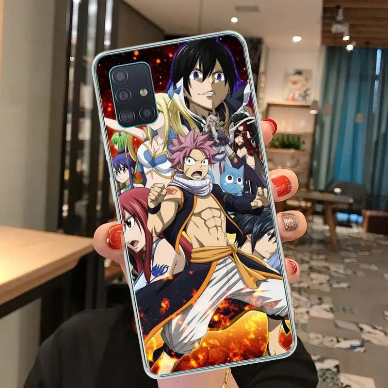 

Anime Fairy Tail Case for Samsung Galaxy A51 A71 5G M51 A21 A91 A01 A11 A31 A41 M11 M21 M31 Silicone Phone Coque
