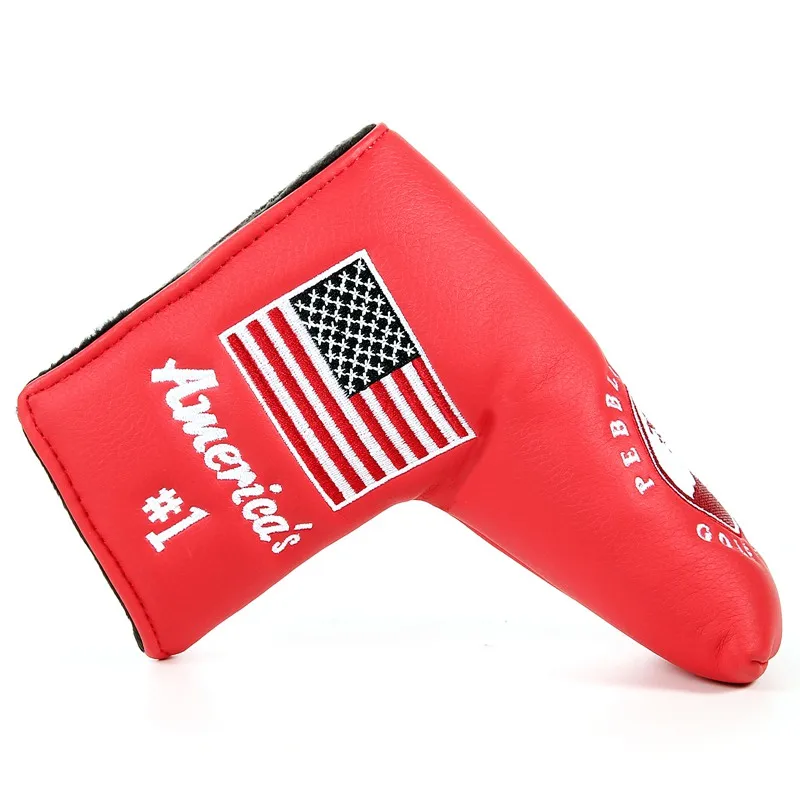 Высокое качество 1 предмет для игры в гольф лезвие короткой клюшки Чехлы флaг сшa