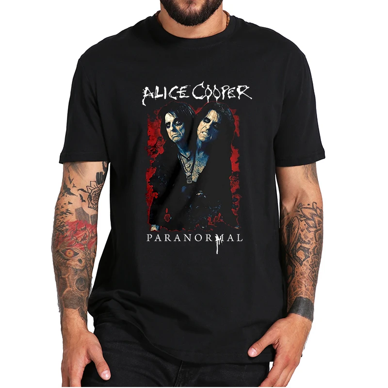 Футболка Alice Cooper с паранормальным брызгом футболка для влюбленных из жесткого