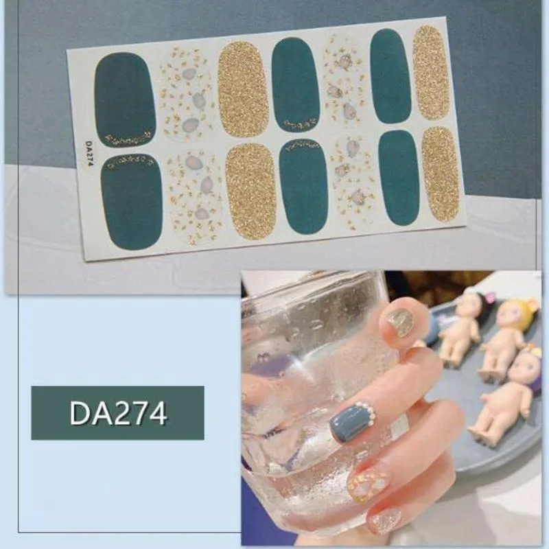 C 2 шт. ногтей DIY наклейки Переводные слайдер воды белый мрамор эффект украшения прозрачный черный и белый Wld - Цвет: C