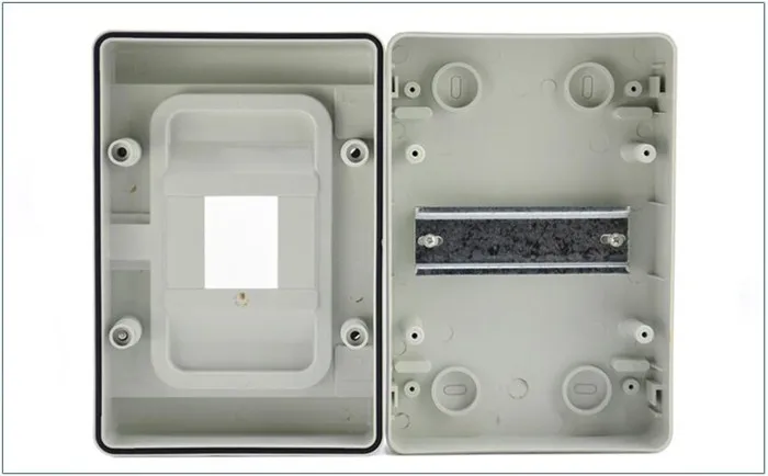 HA-4WAY plastic sealed waterproof switch box Household lighting strong electric wiring distribution box 4 circuit mounted