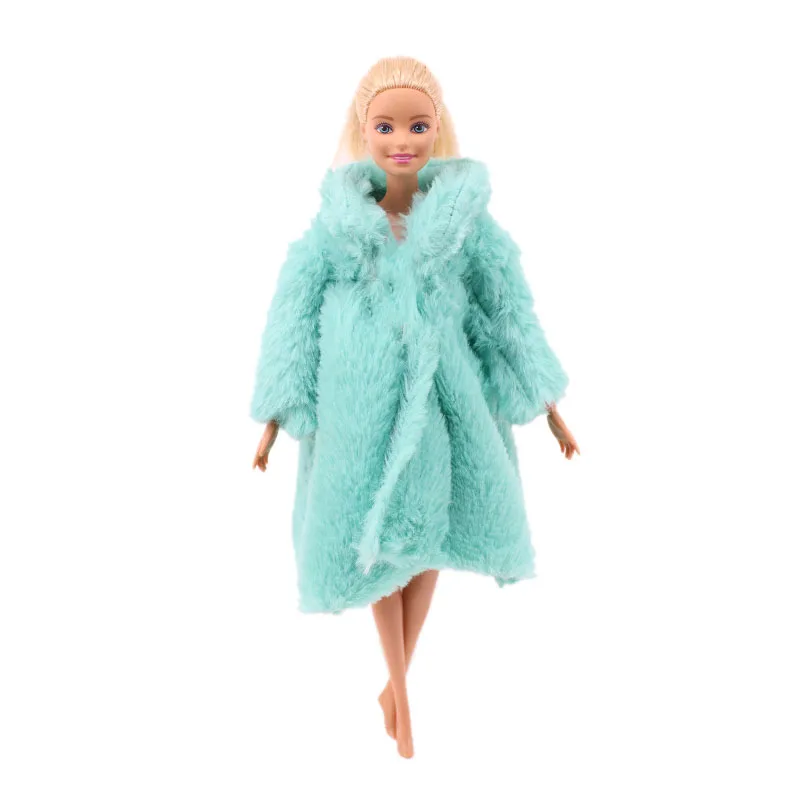 Куклы-Барби одежда зеленый костюм длинная пальто свитер юбка куртка подходит для