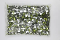 olivine color 1 512mm flat back round acrylic rhinestones beads3d acrylic nail art garment decoration